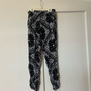 Black and White Patterned Bottoms